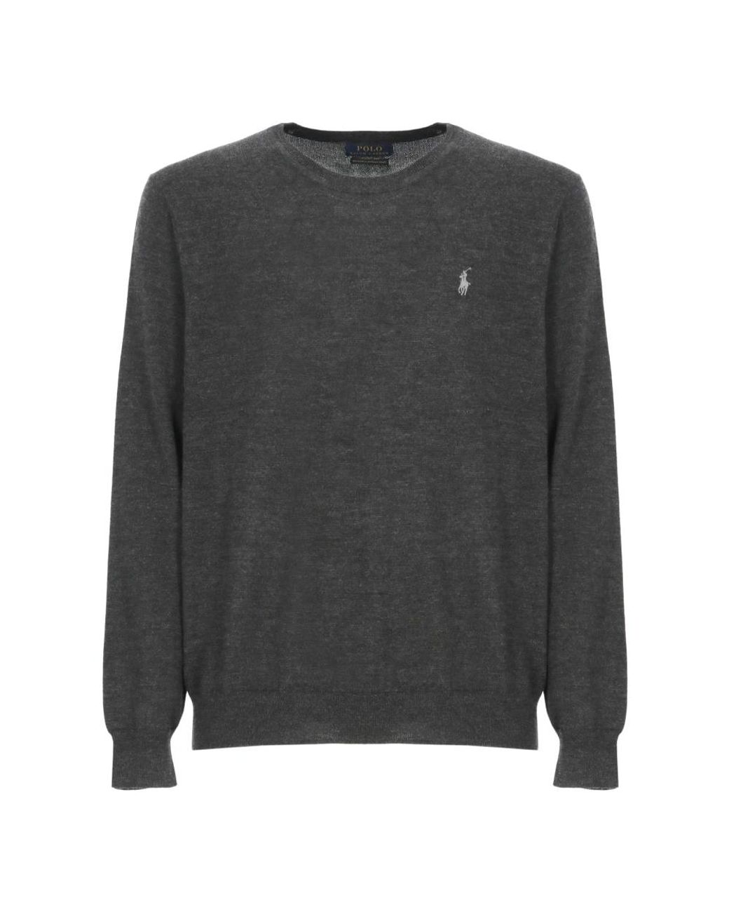 Ralph Lauren Gray Round-Neck Knitwear for men