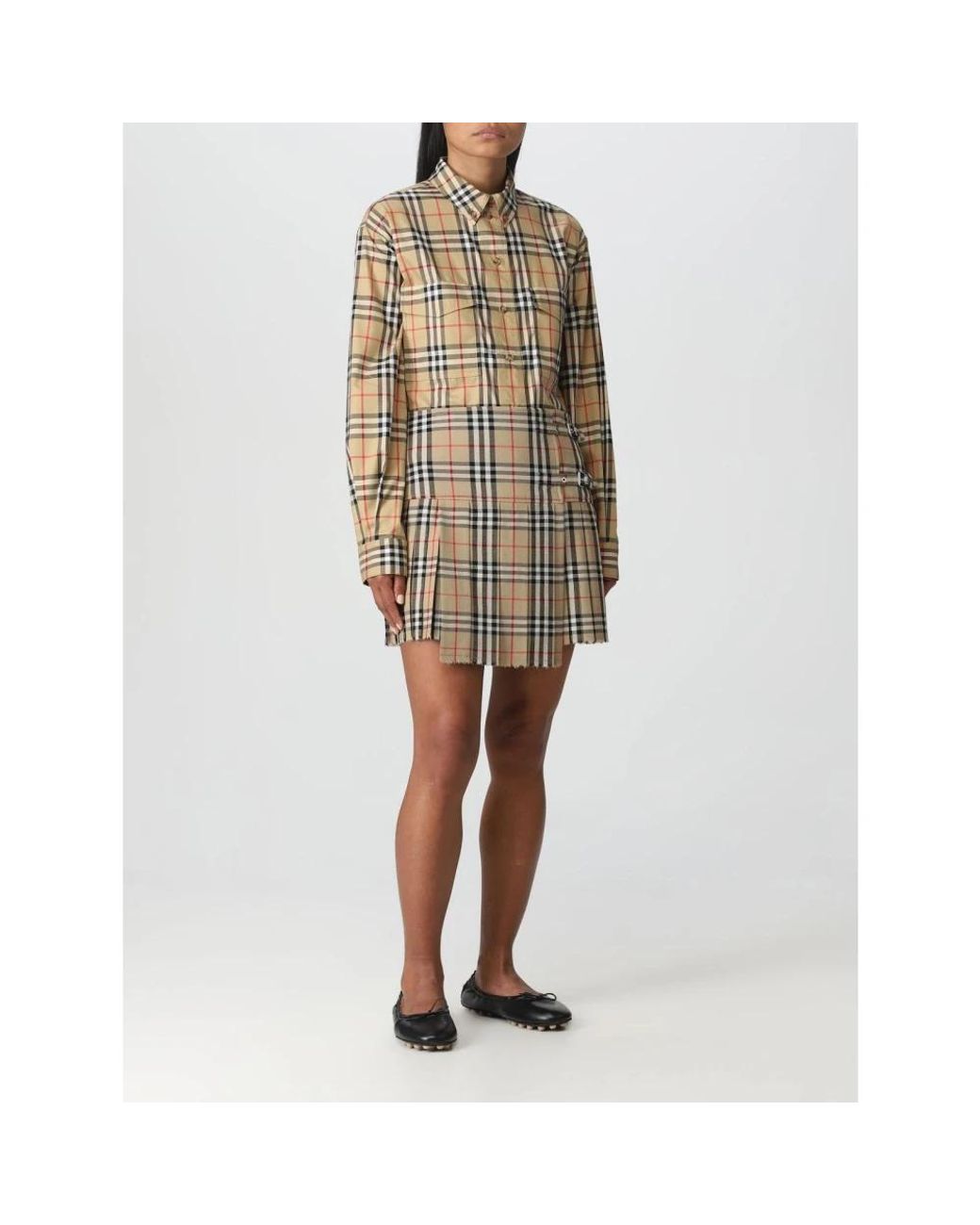 Burberry Natural Short Skirts