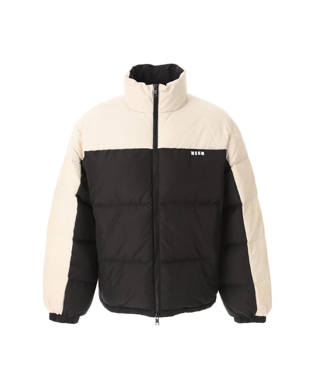 MSGM Black Winter Jackets for men