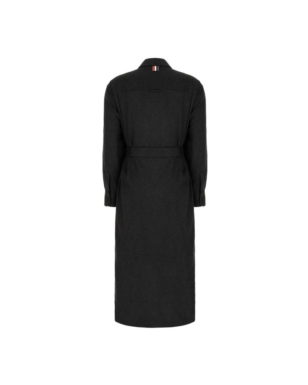 Thom Browne Black Shirt Dresses