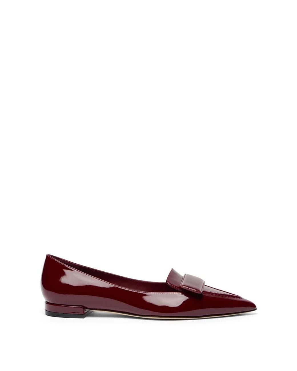 Stuart Weitzman Red Ballerina Shoes