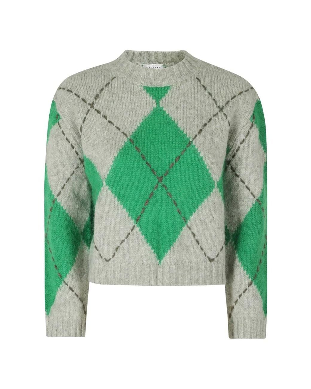 Ballantyne Green Round-Neck Knitwear