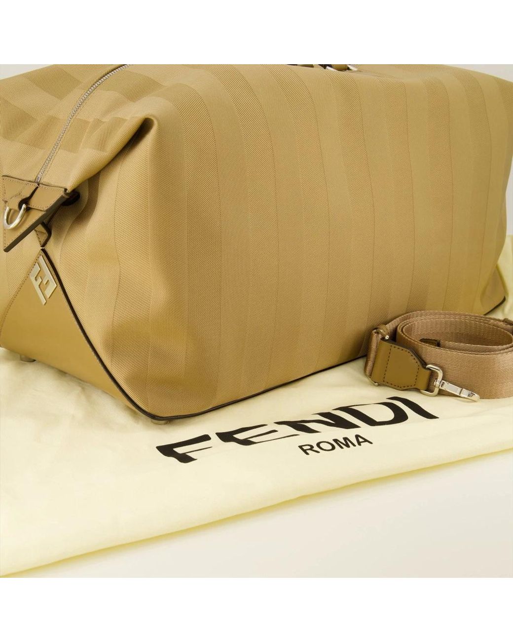 Fendi Natural Weekend Bags for men