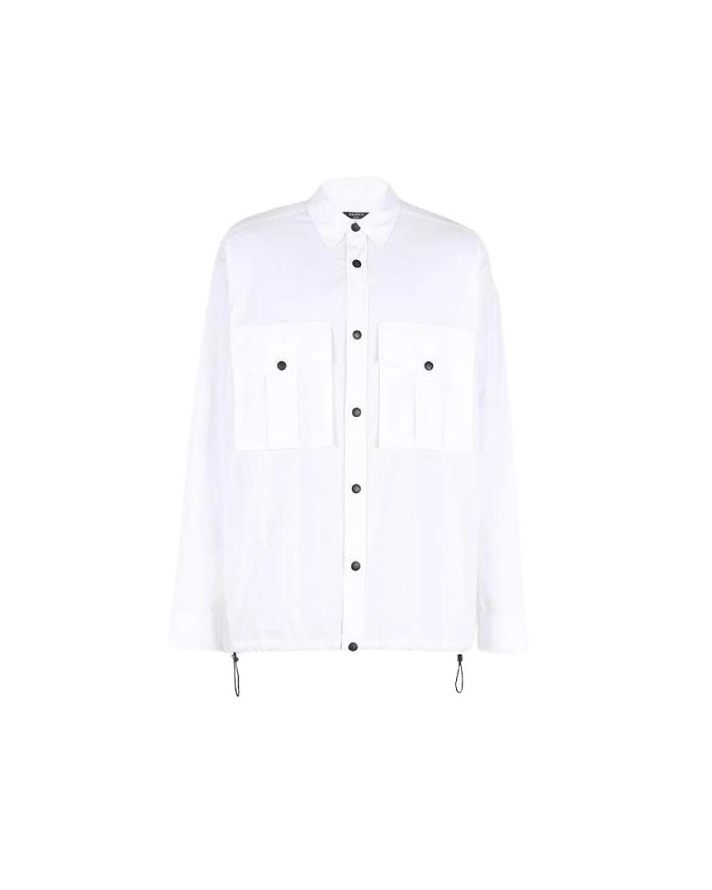 Balmain White Formal Shirts for men