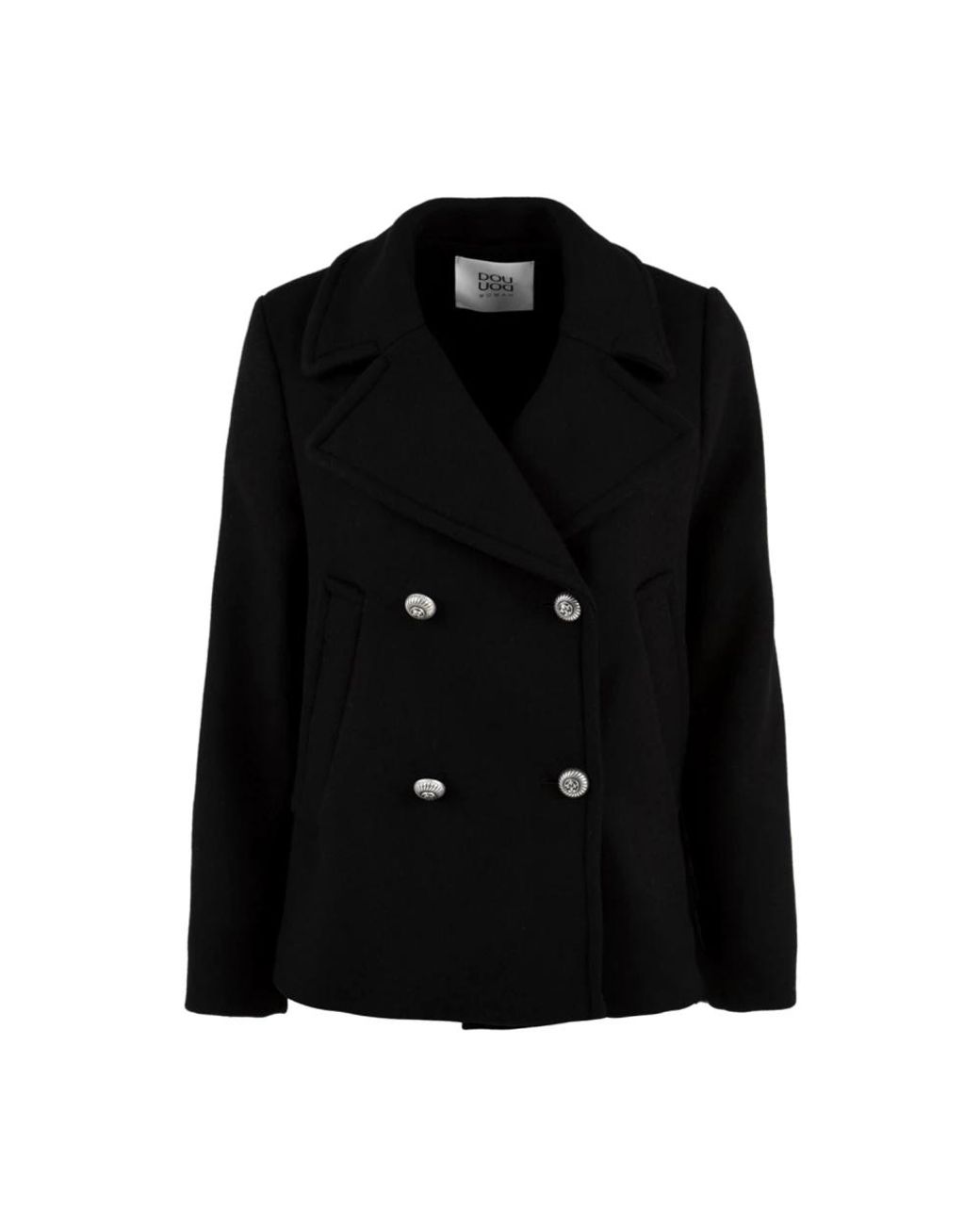 Douuod Woman Black Blazers