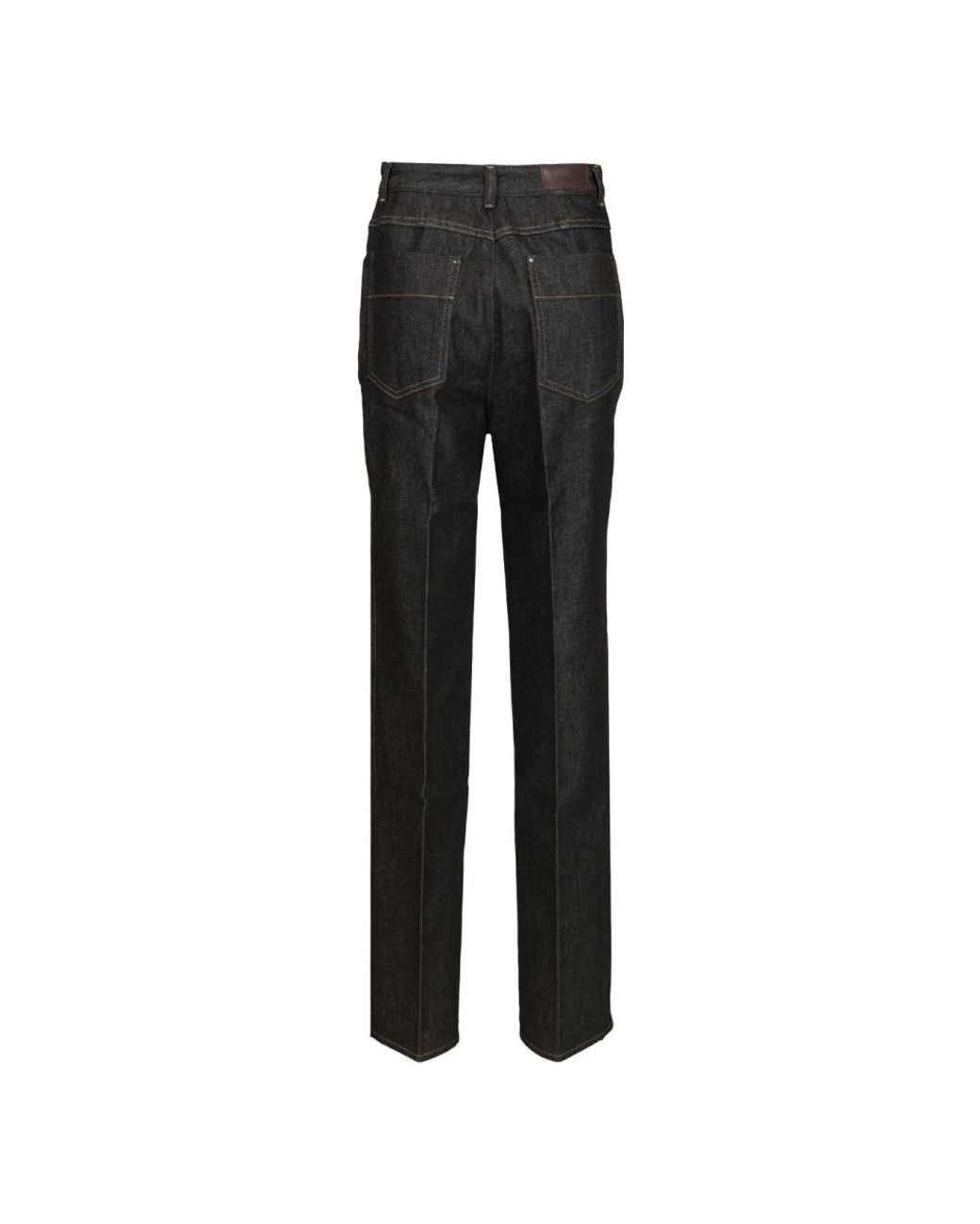 Lemaire Black Straight Jeans