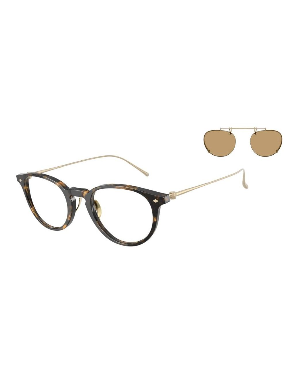 Giorgio Armani Brown Glasses for men