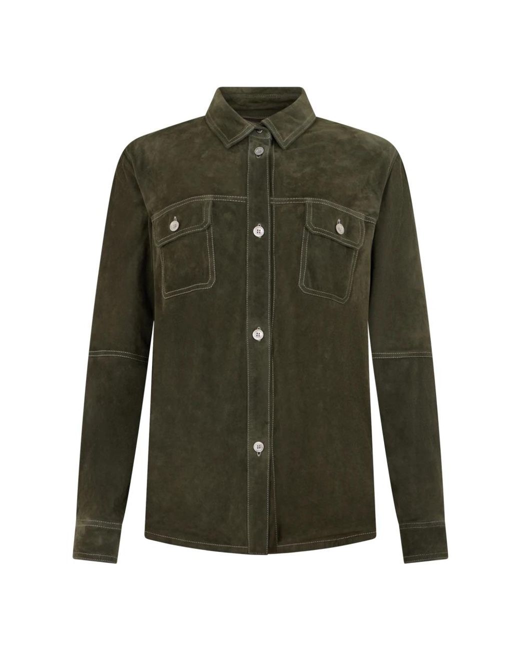 Moorer Green Leather Jackets