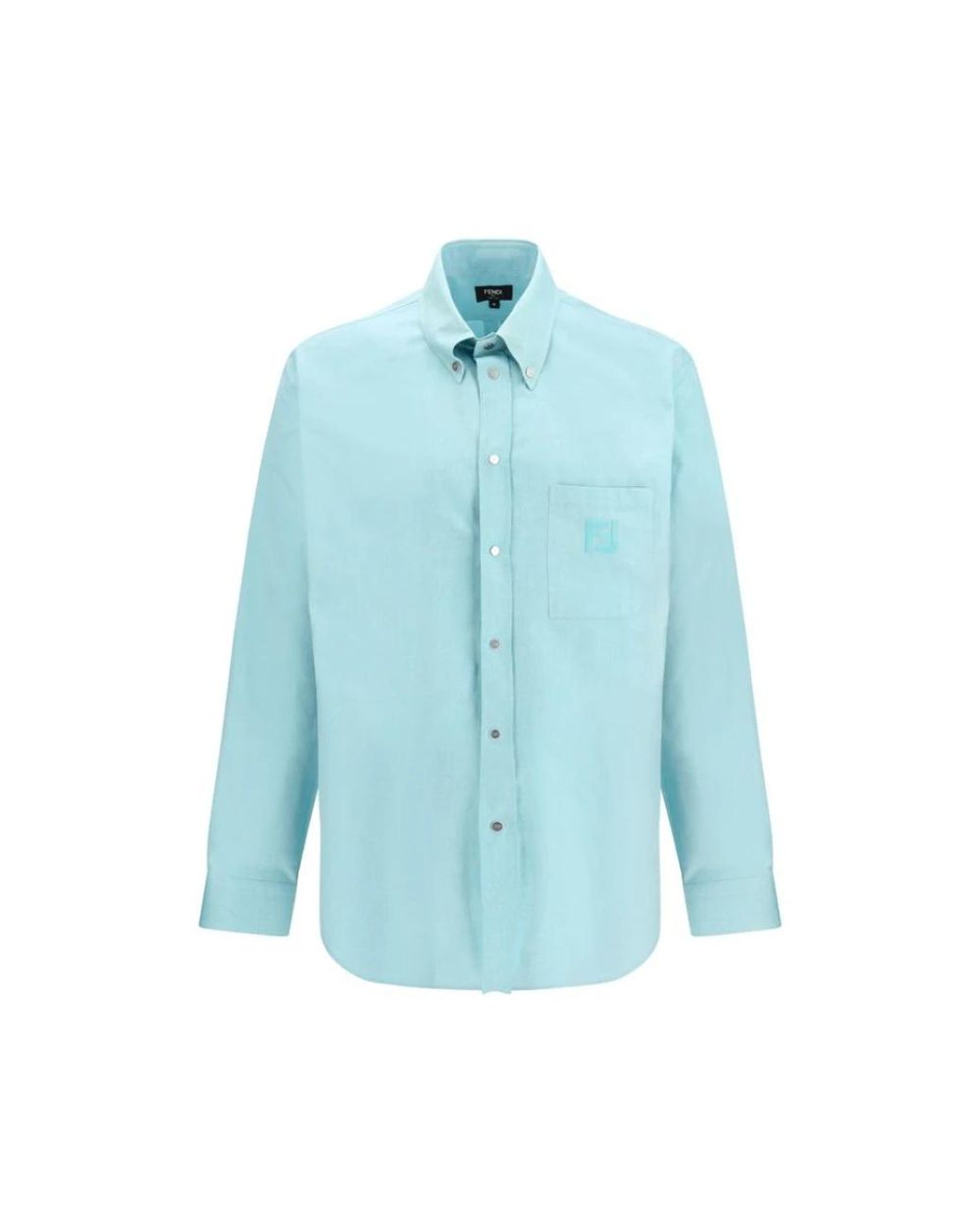 Fendi Blue Casual Shirts for men