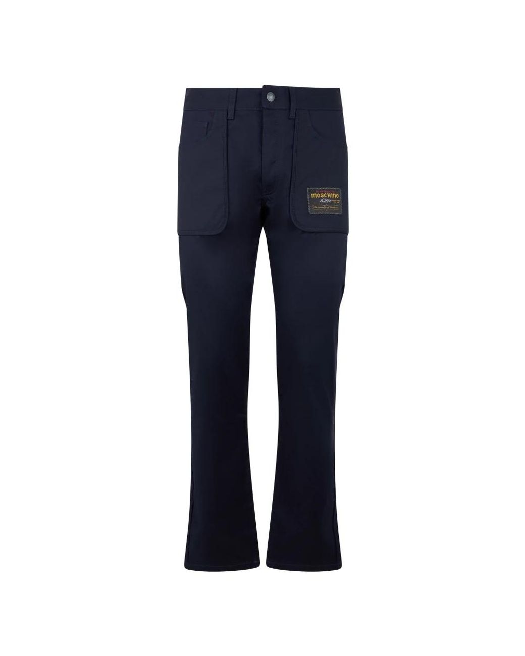 Moschino Blue Slim-Fit Trousers for men