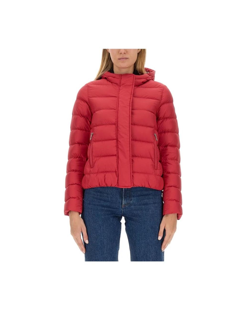 Colmar Jassen ,Roze ,Polyester Logo Jacket in het Red