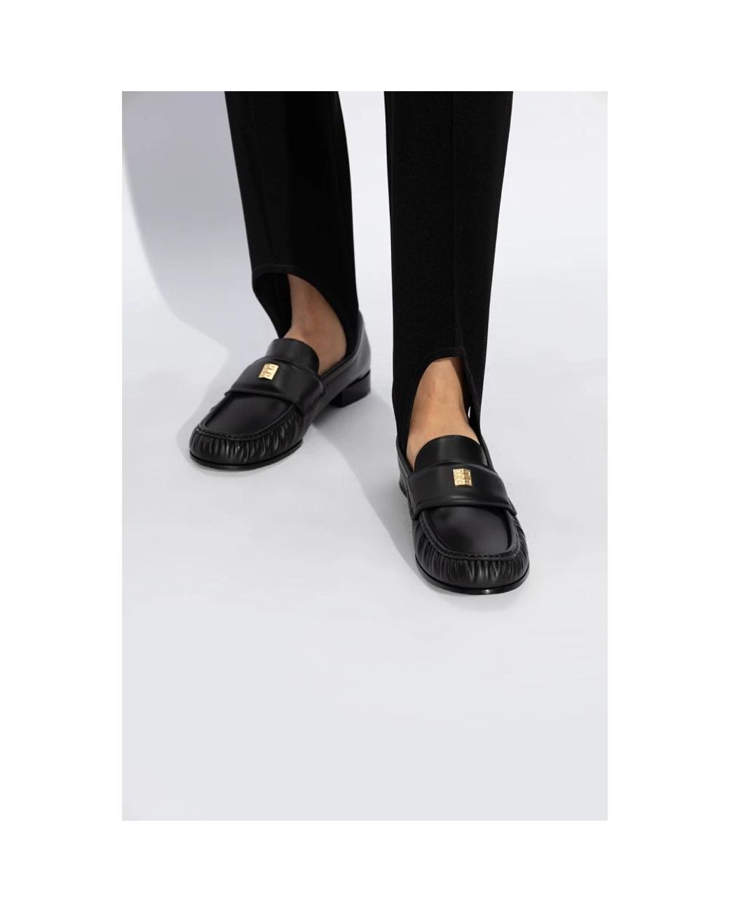 Givenchy Black Loafers