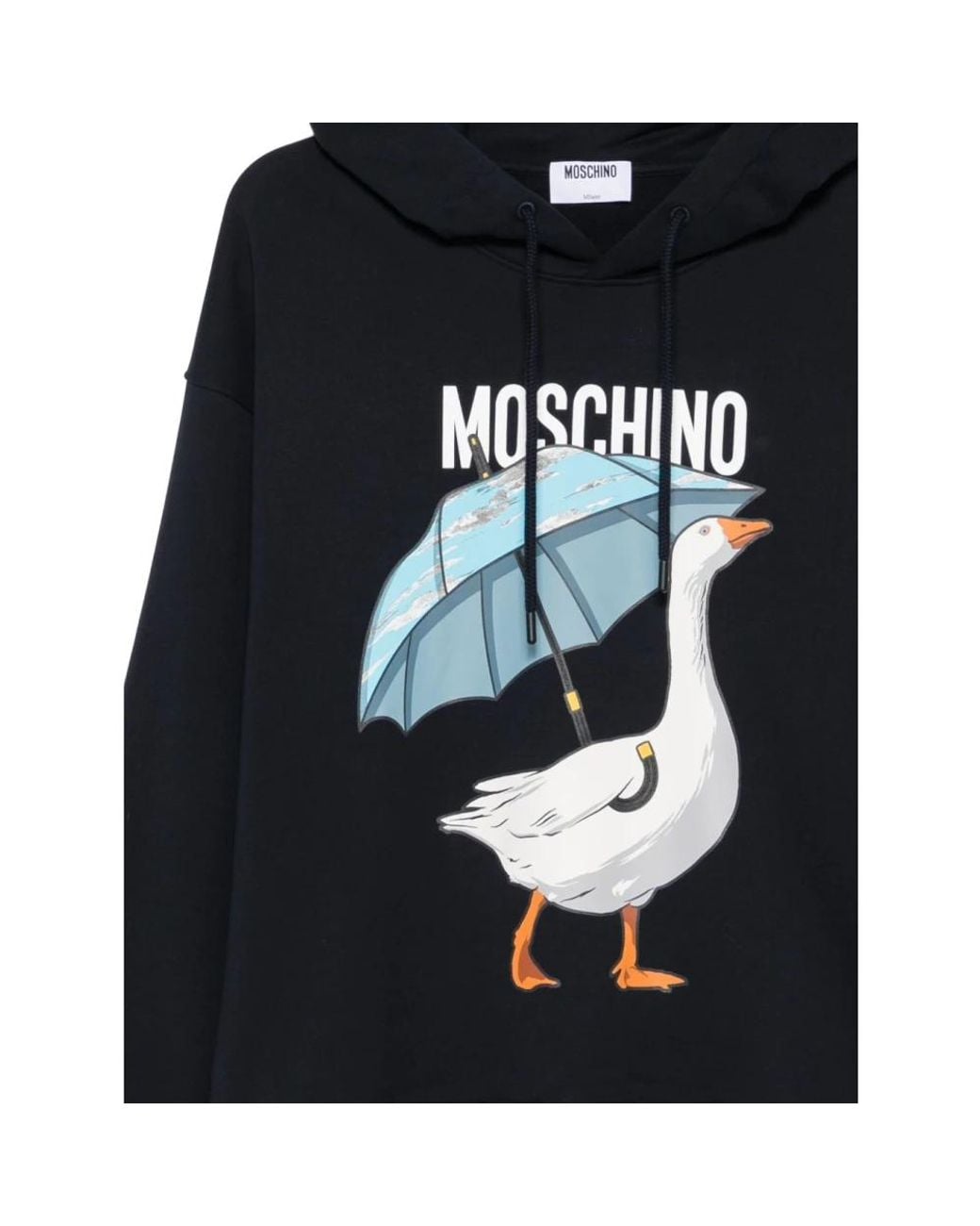 Moschino Black Hoodies for men