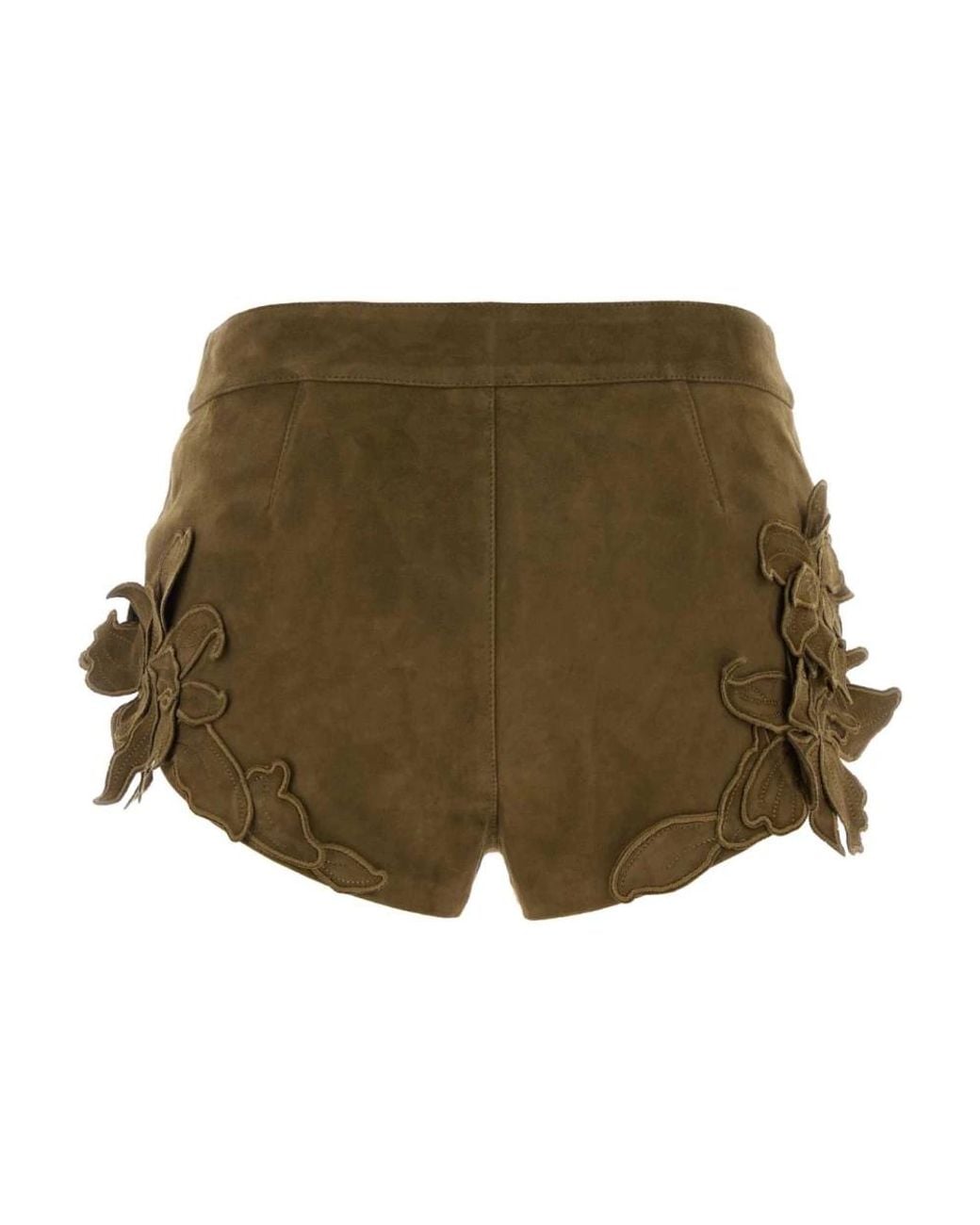 Isabel Marant Green Short Shorts