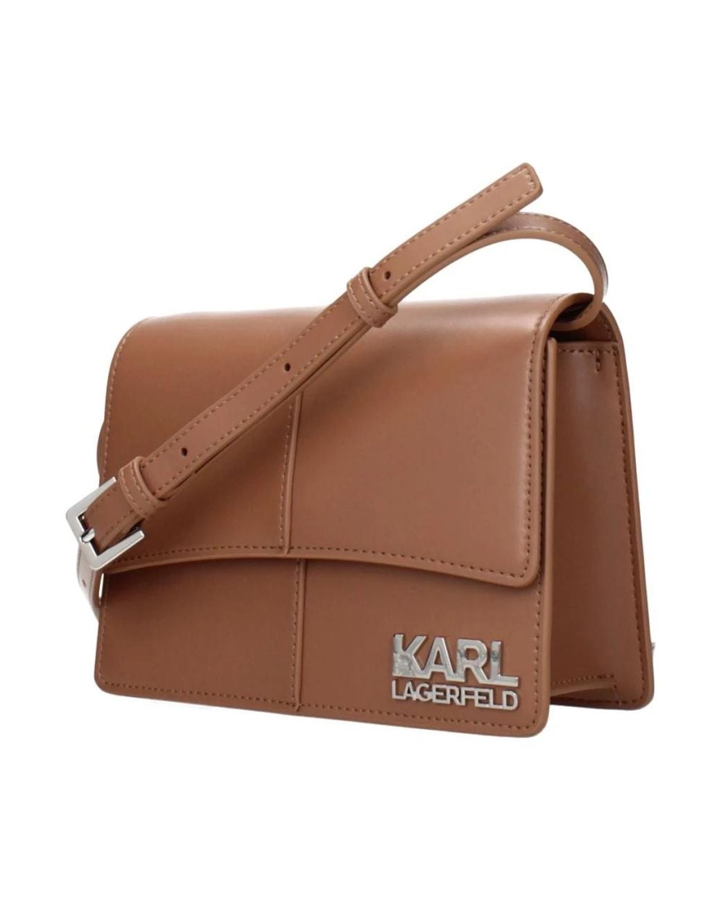 Karl Lagerfeld Brown Cross Body Bags