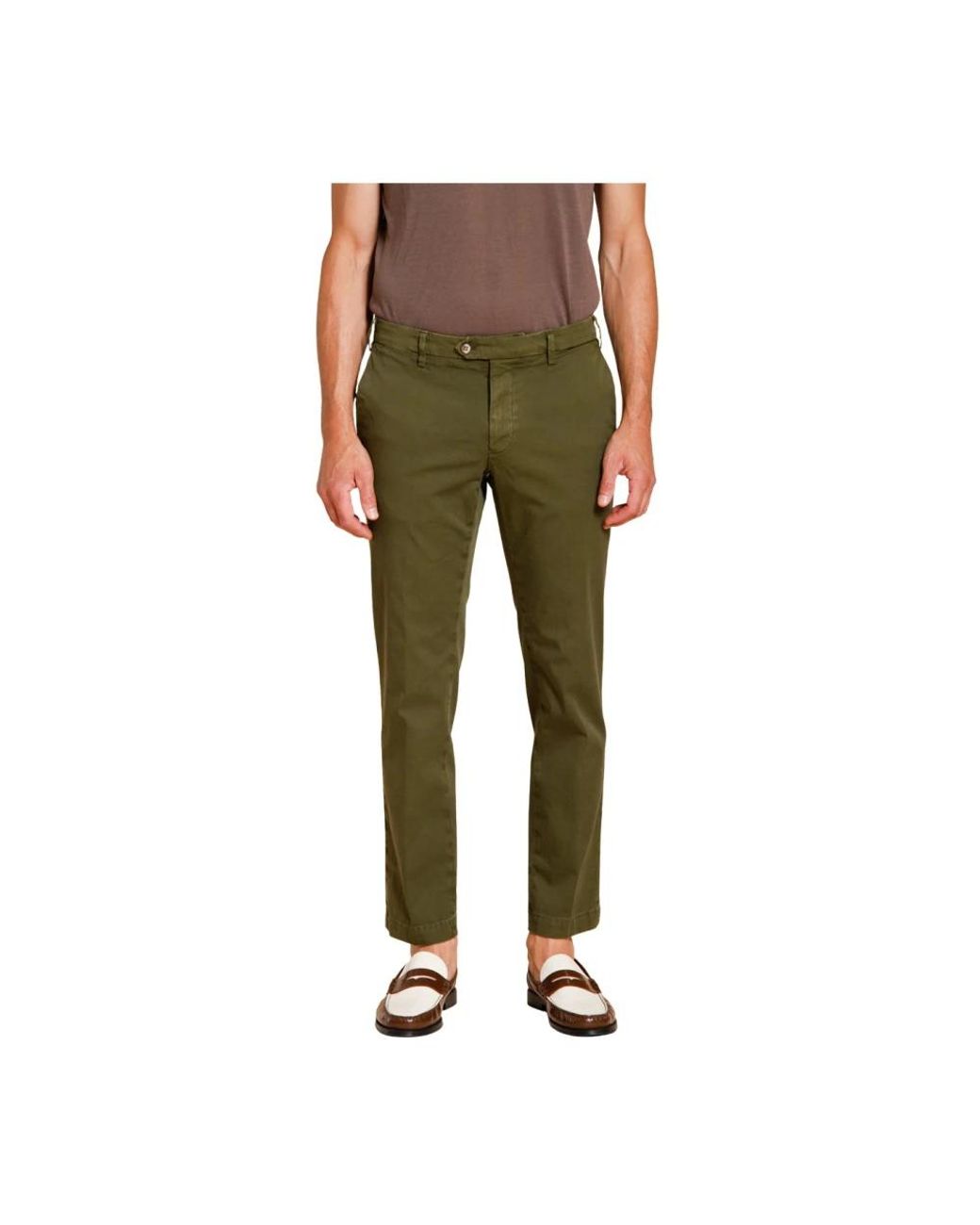 Mason's Green Chinos for men