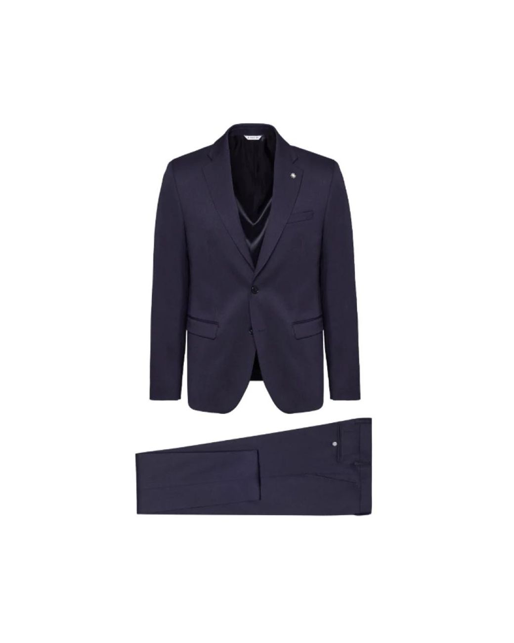 Single Breasted Suits Manuel Ritz de hombre de color Blue