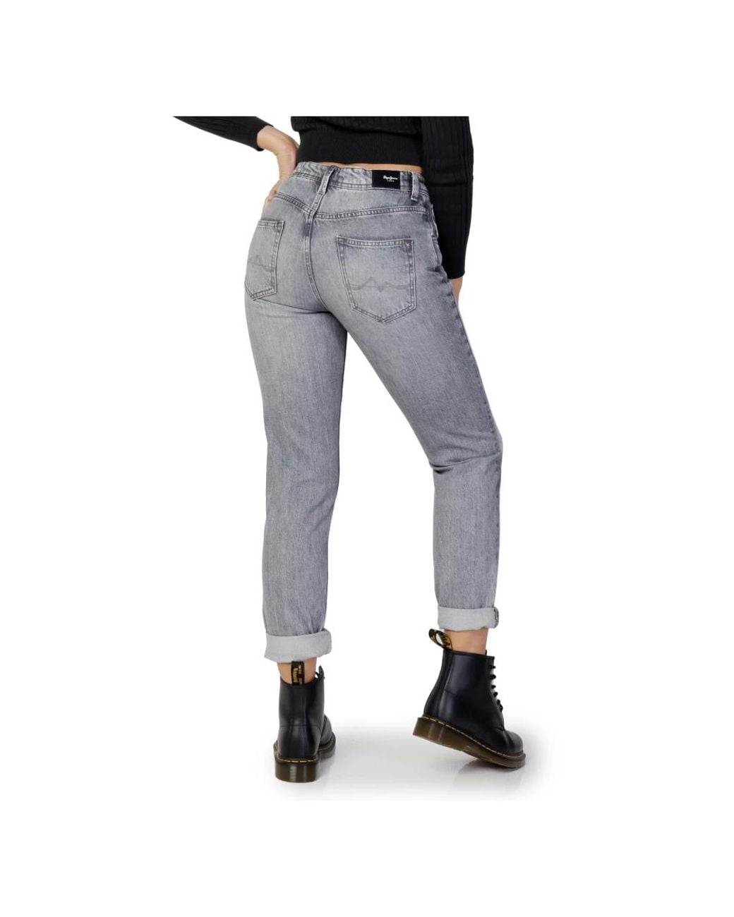Pepe Jeans Blue Cropped Jeans