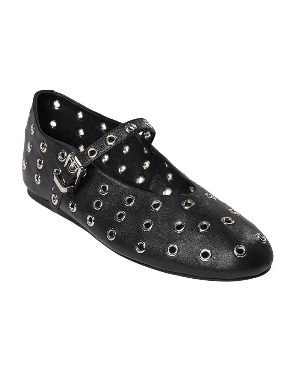 Sofie Schnoor Schoenen ,Zwart ,Leer Zwarte Ballerina Schoenen Larasw T441 in het Black