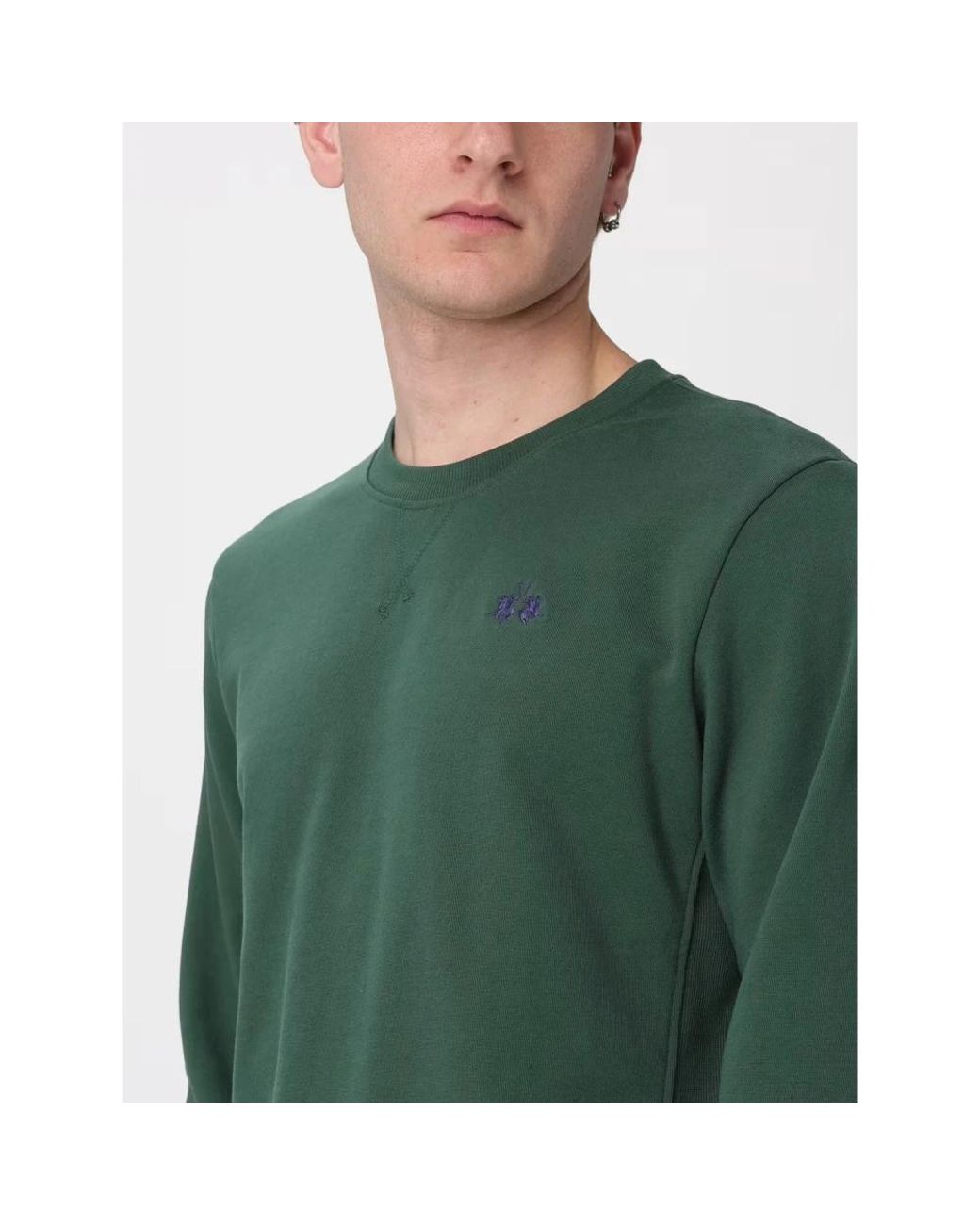 La Martina Green Sweatshirts for men