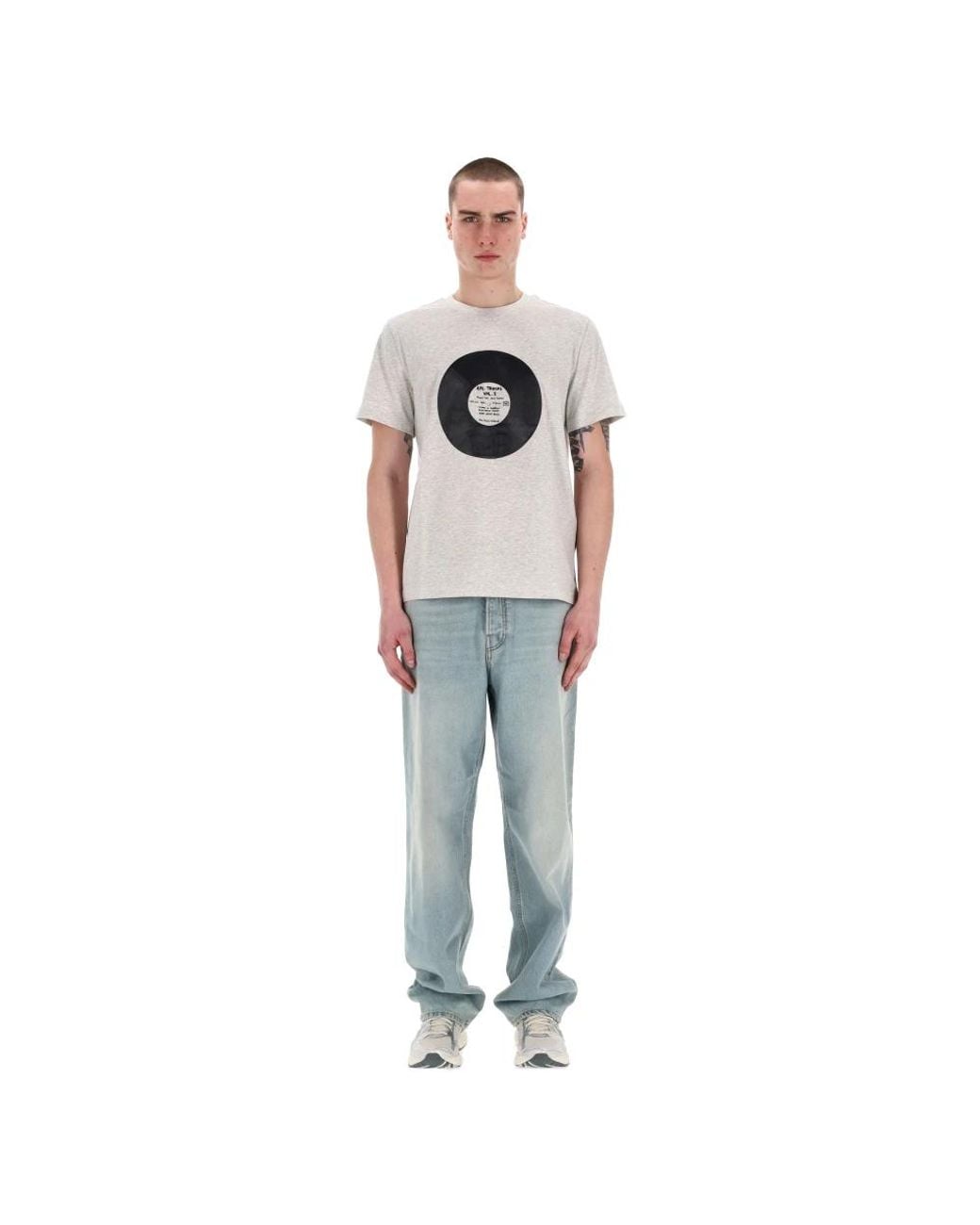 T-Shirts A.P.C. de hombre de color Gray