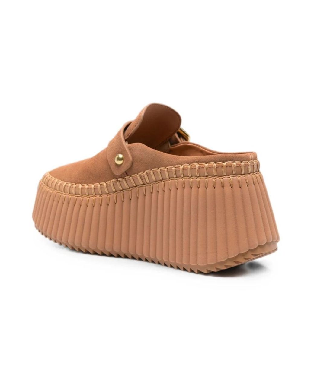Chloé Brown Wedges