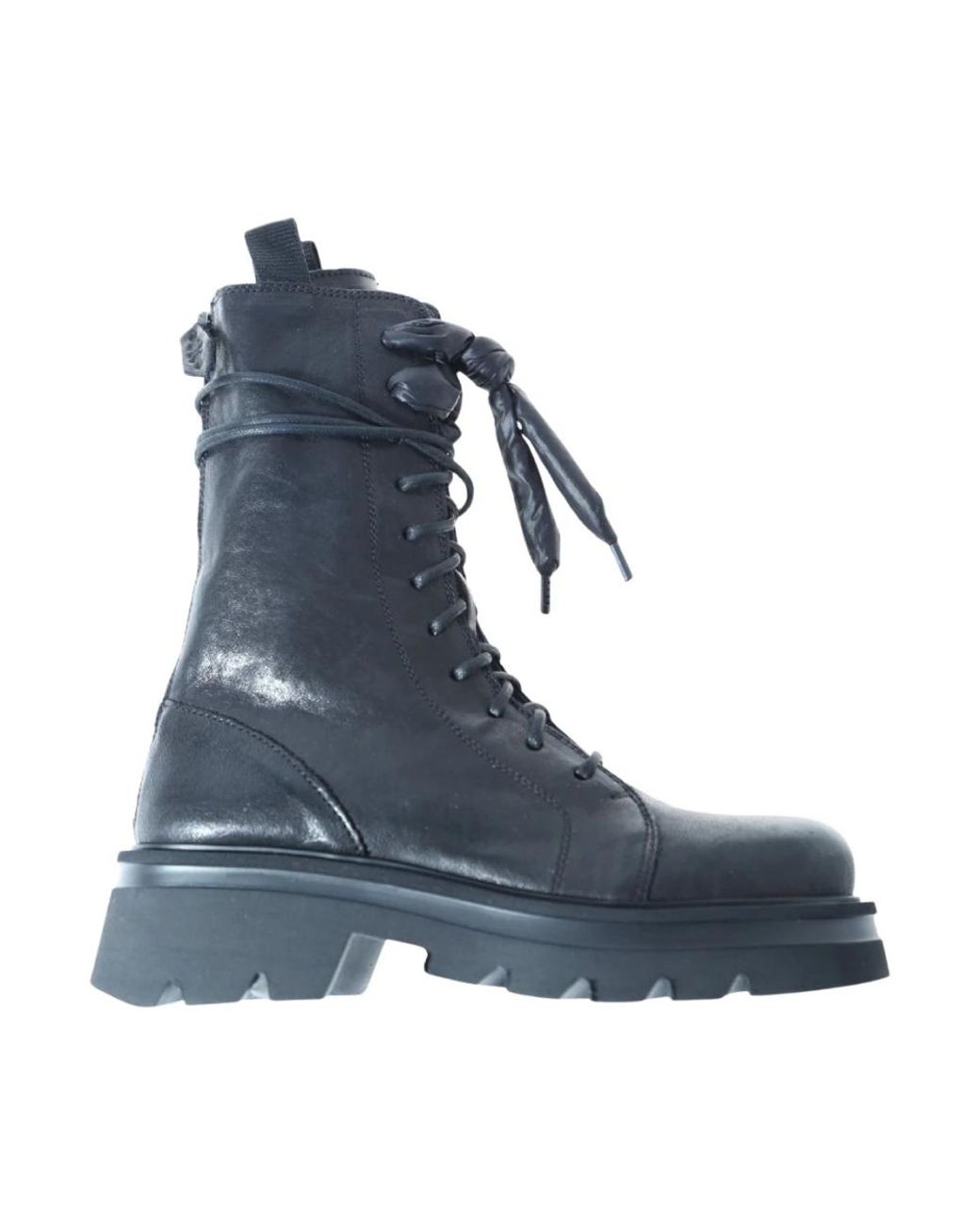 Patrizia Bonfanti Blue Lace-Up Boots