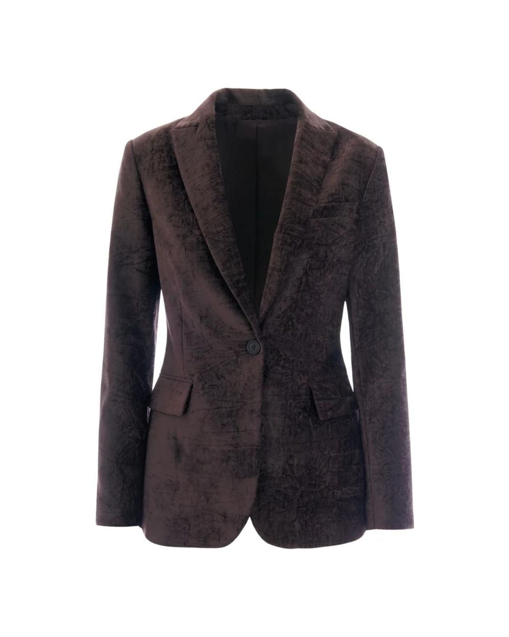 Liu Jo Fluwelen Blazer in het Black