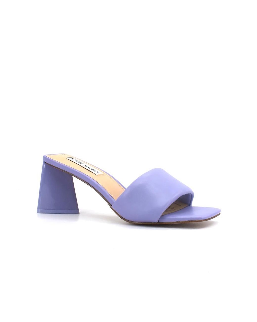 Steve Madden Blue Heeled Mules