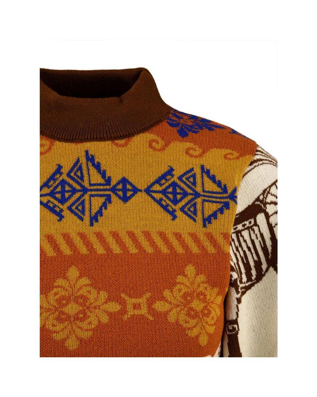 Akep Brown Multicolour kleider