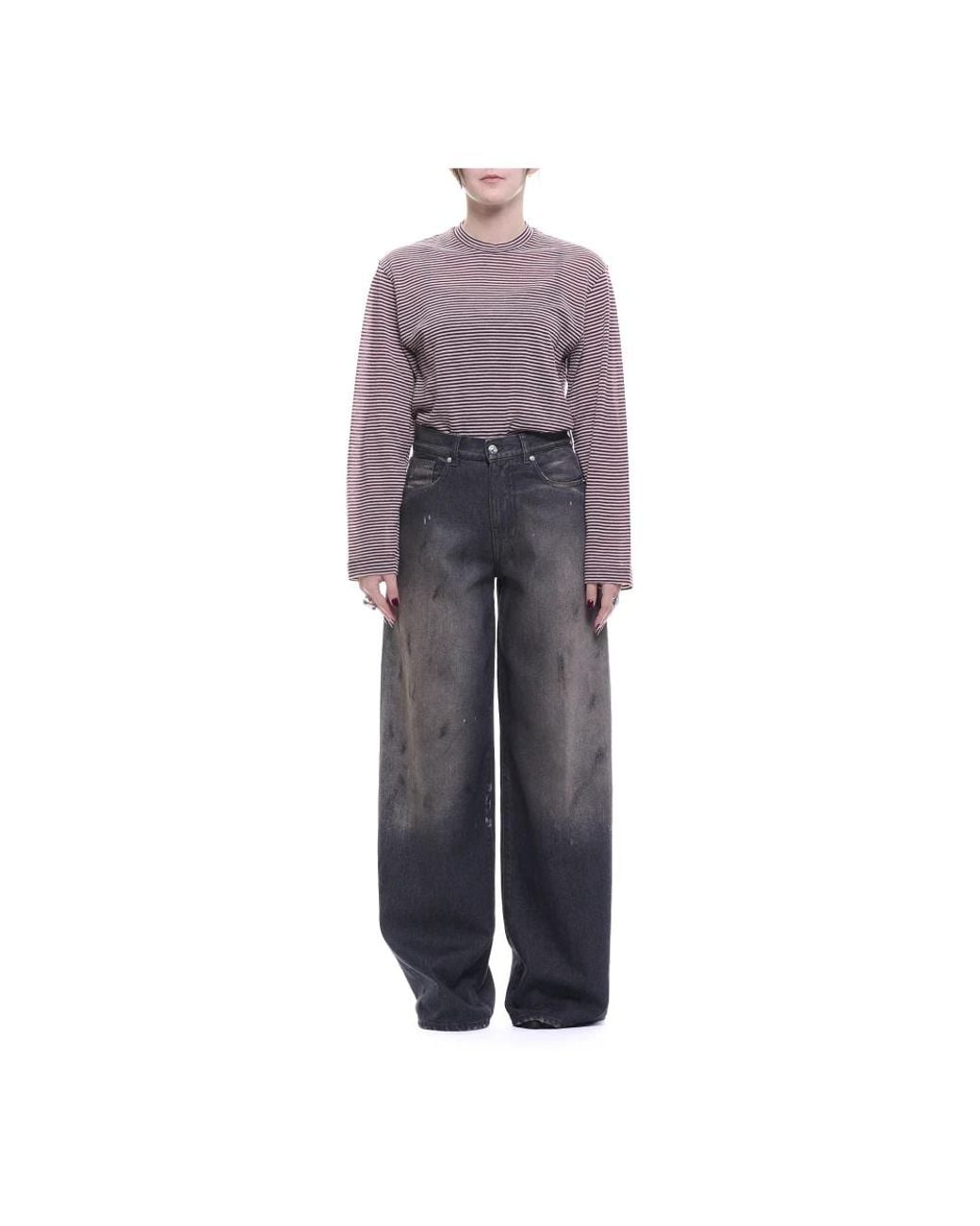 Nine:inthe:morning Blue Loose-Fit Jeans
