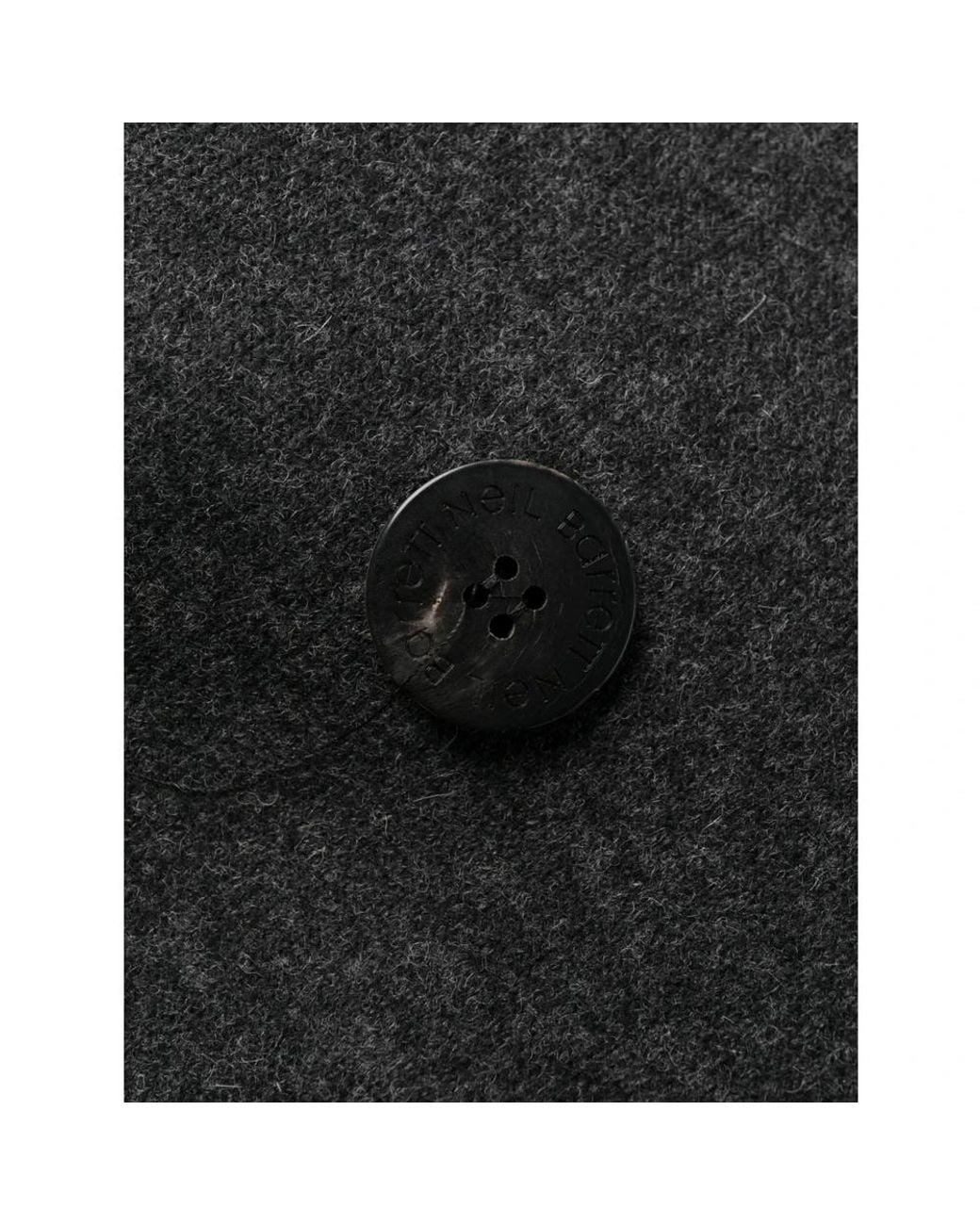 Neil Barrett Black Double-Breasted Coats for men