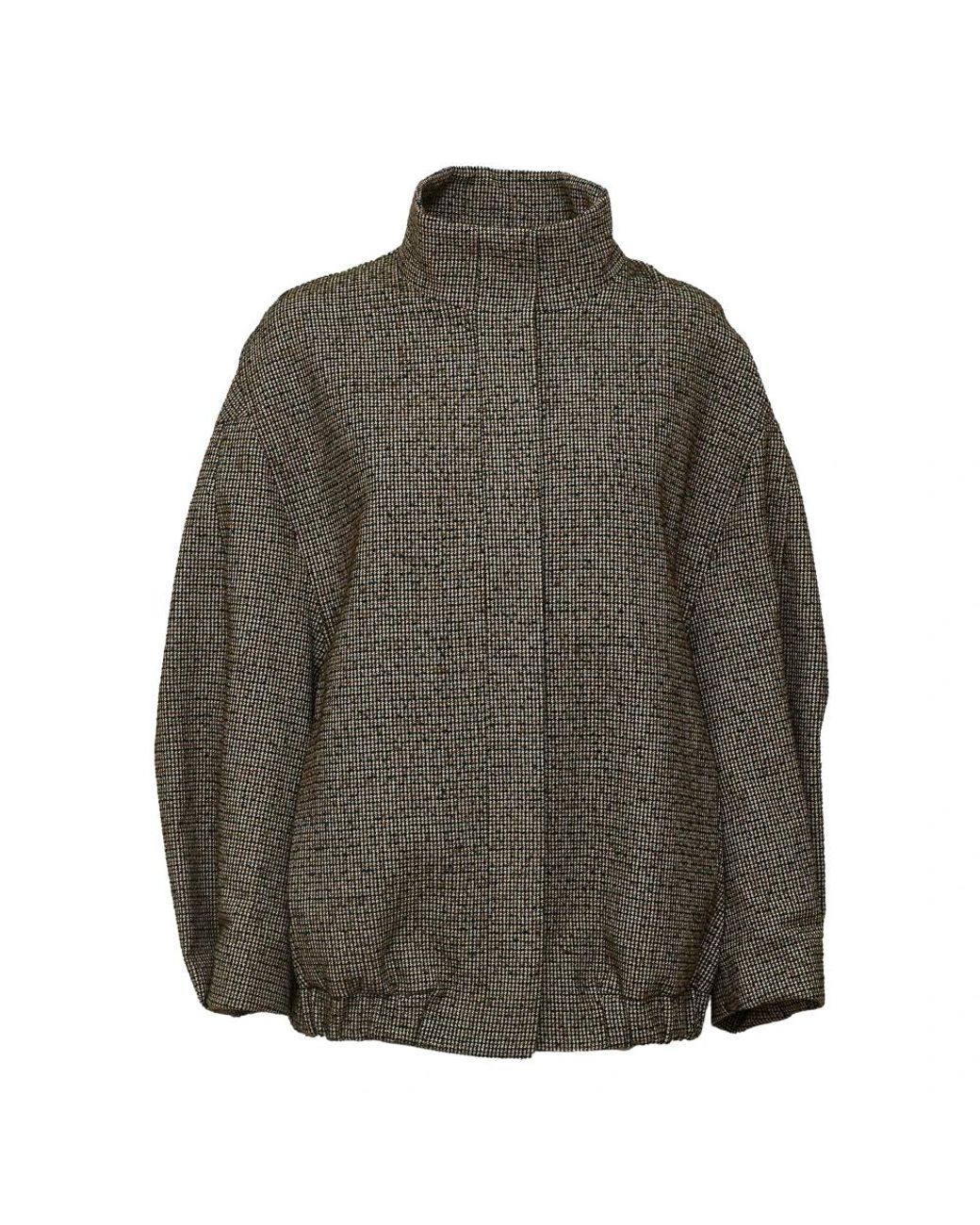 Dries Van Noten Green Tweed Jackets