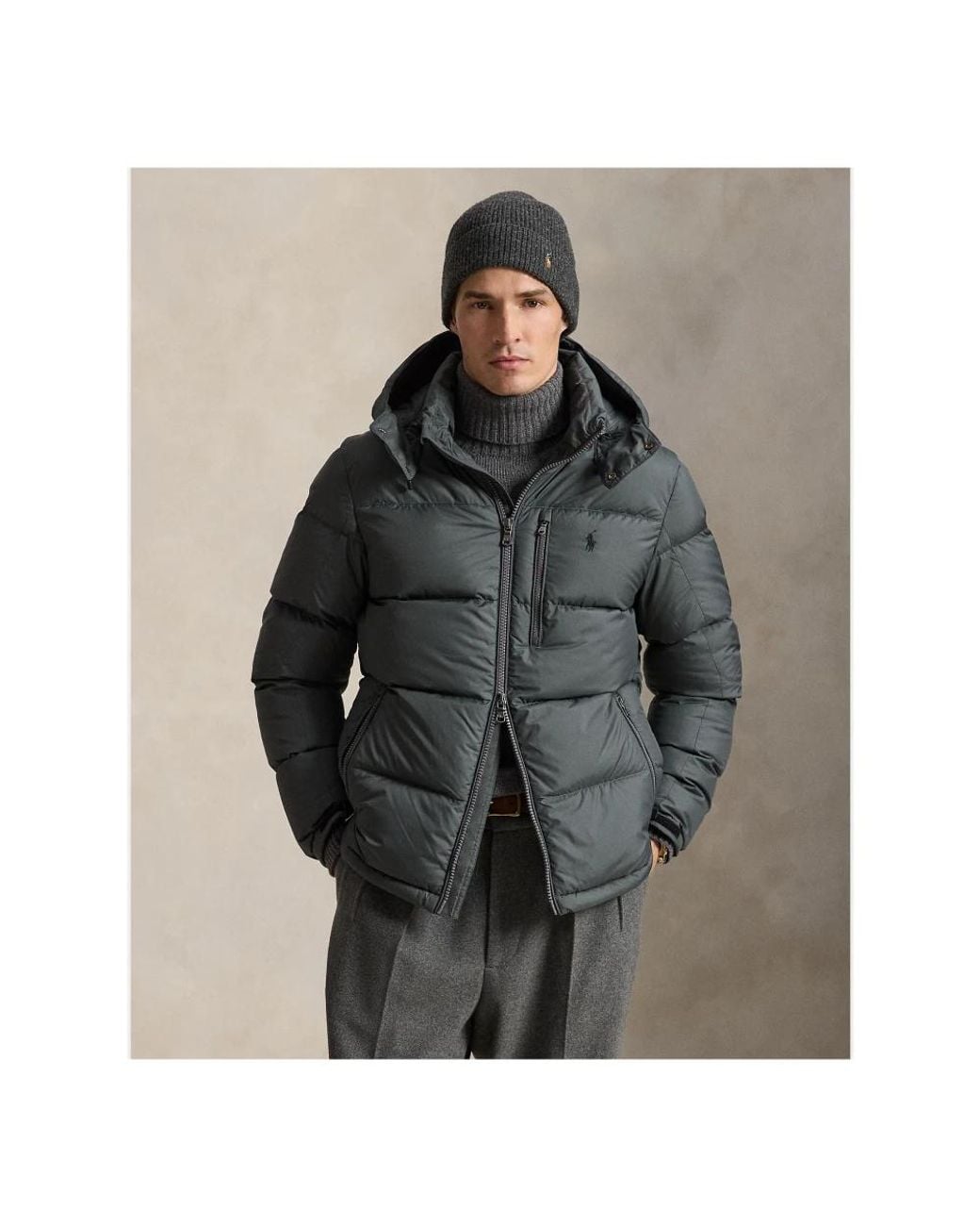 Winter Jackets di Ralph Lauren in Black da Uomo