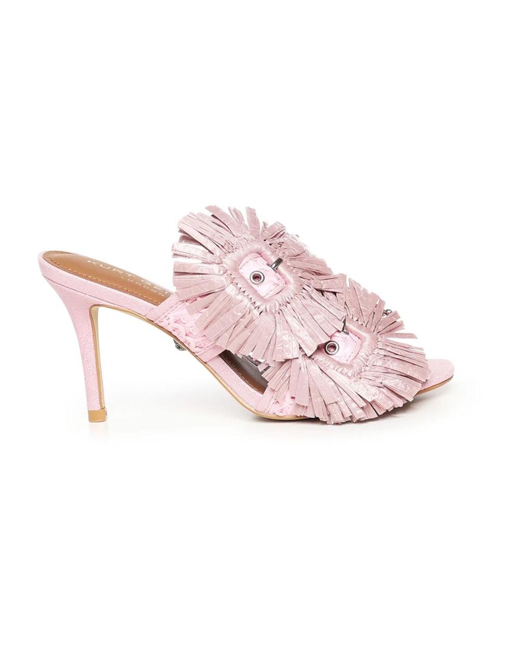 Kurt Geiger Pink Heeled Mules