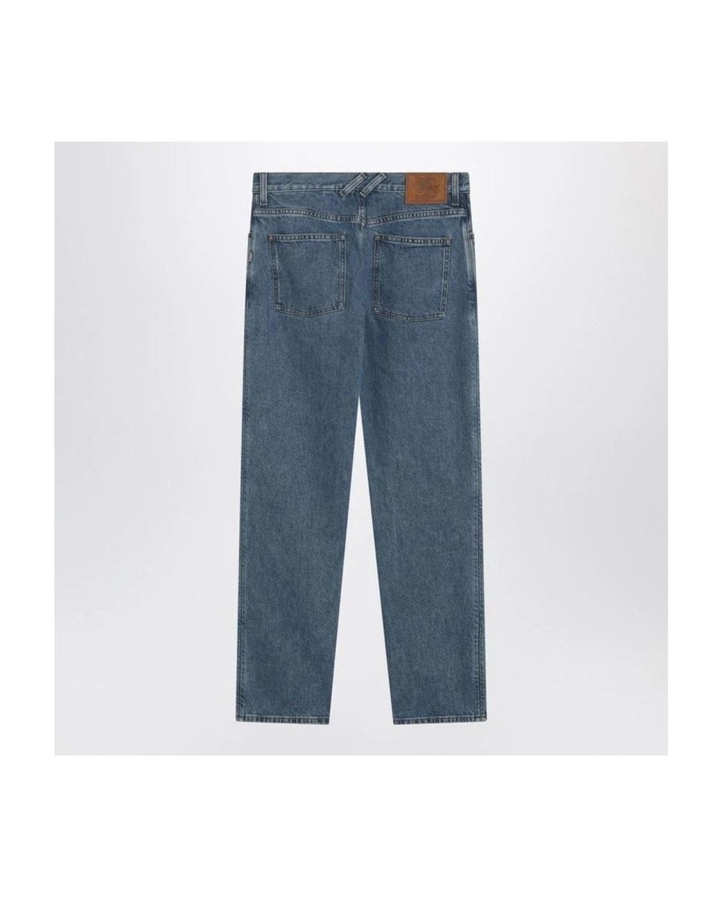 Burberry Blue Straight Fit Jeans