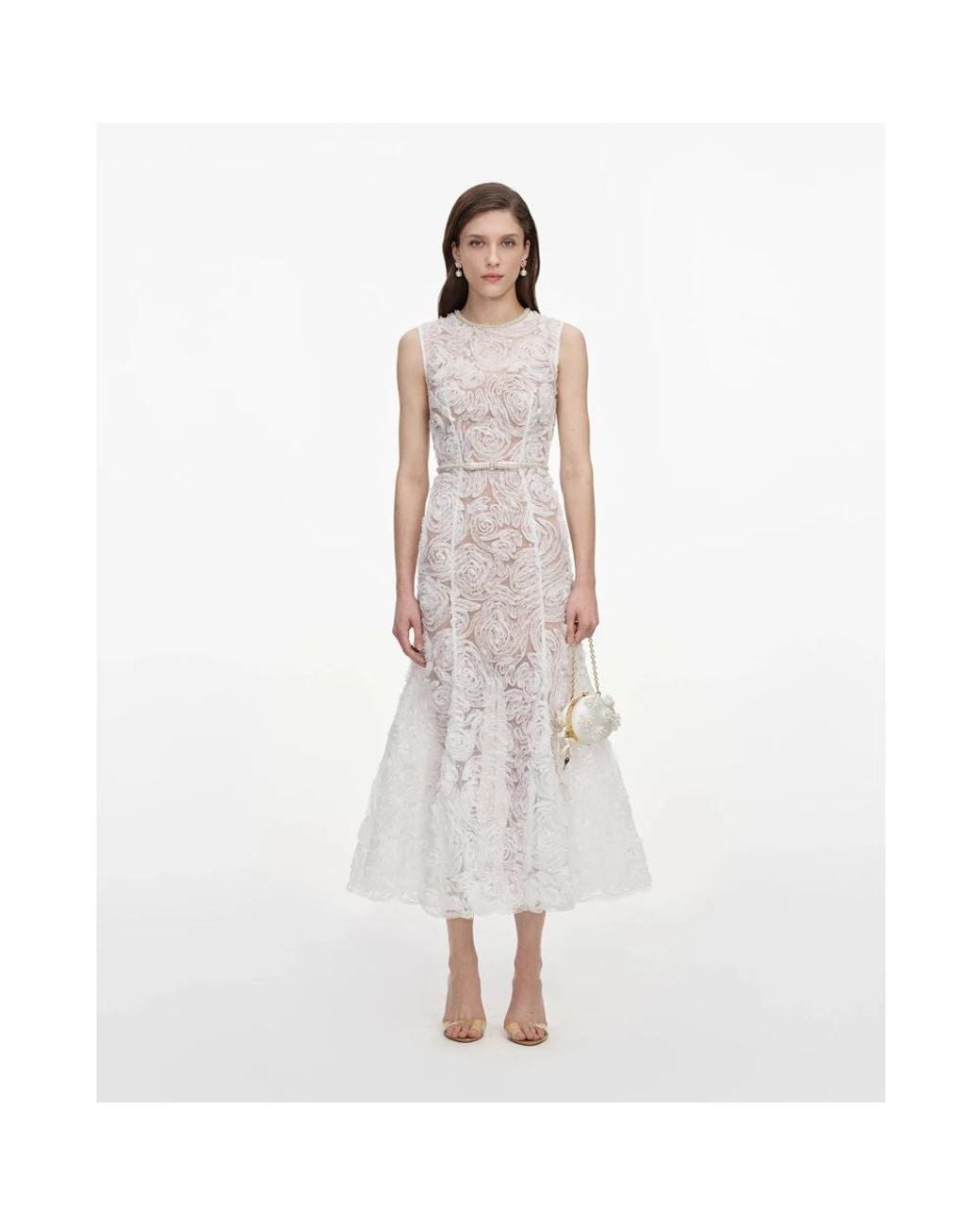 Self-Portrait Gray Party Dresses