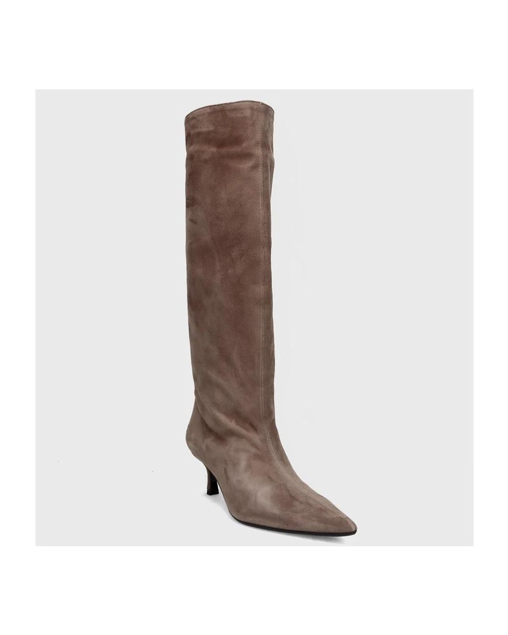 Sangiorgio Brown Heeled Boots