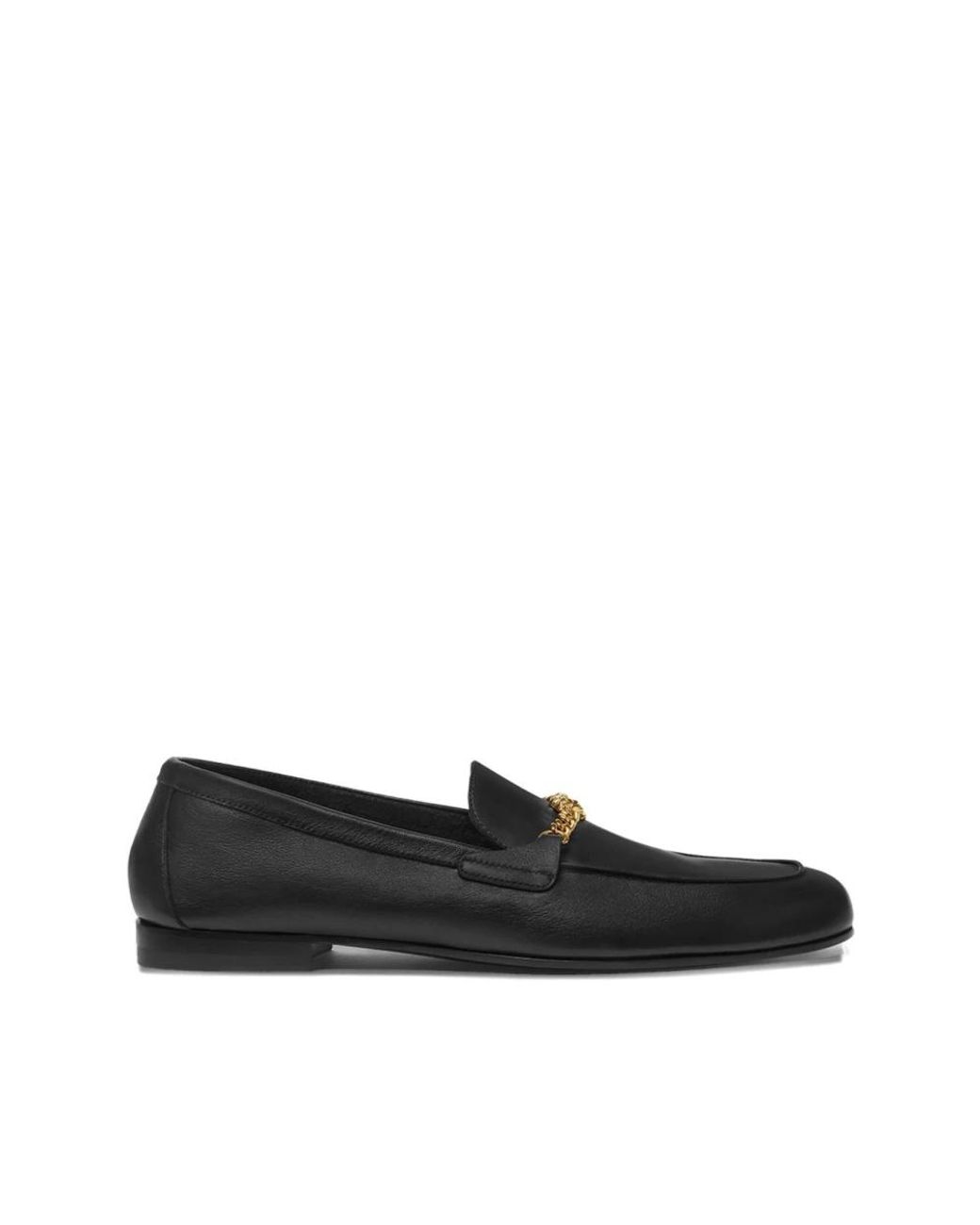 Versace Schoenen ,Zwart ,Leer Zwarte En Gouden Stijlvolle Sandalen in het Black voor heren