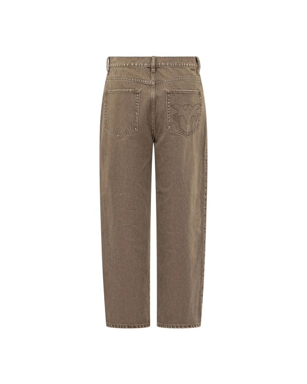 Pinko Brown Straight Fit Jeans