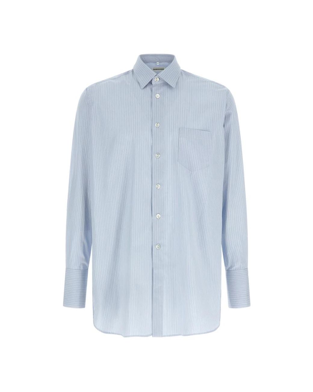 NAMACHEKO Blue Casual Shirts for men