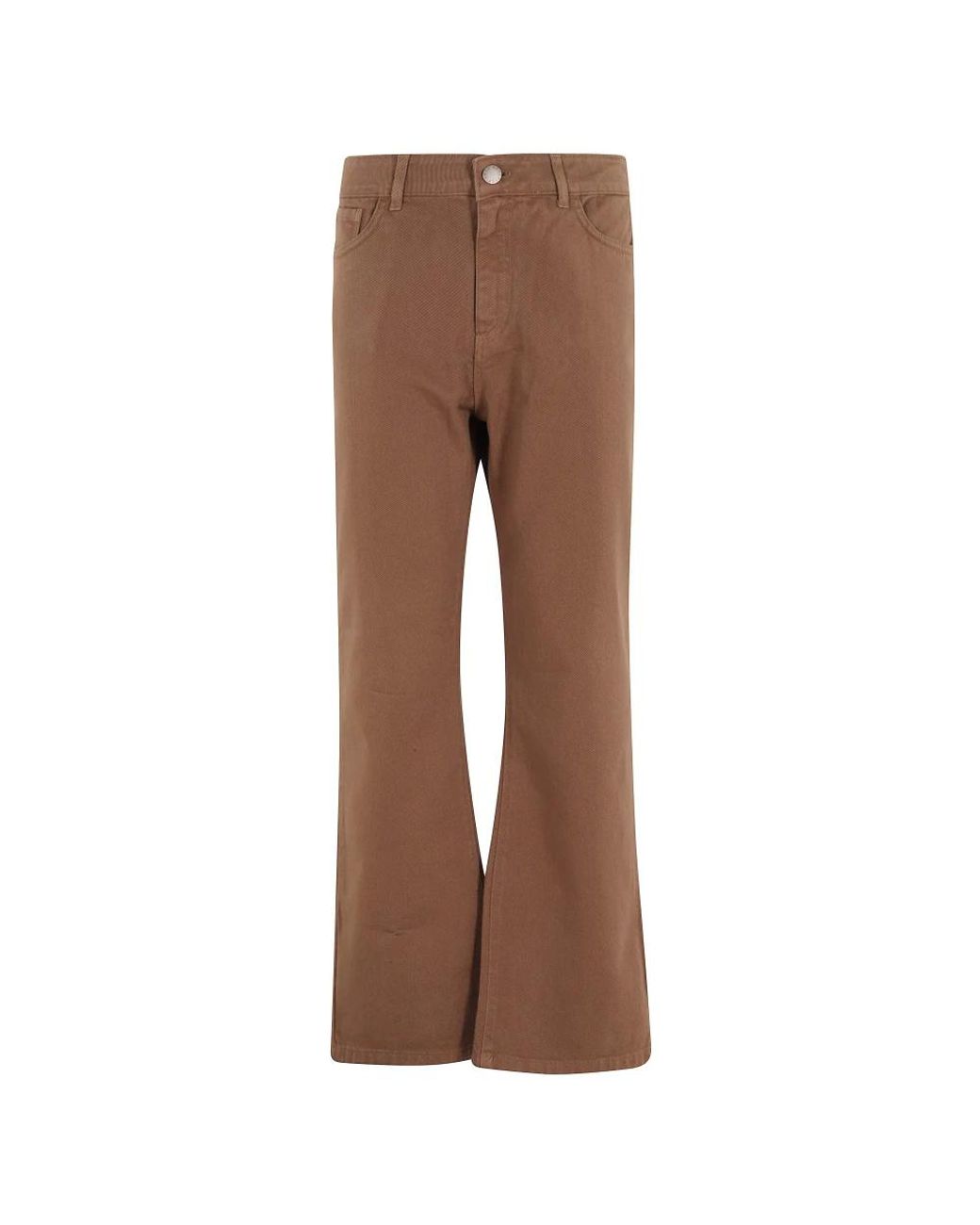 FEDERICA TOSI Brown Flared Jeans