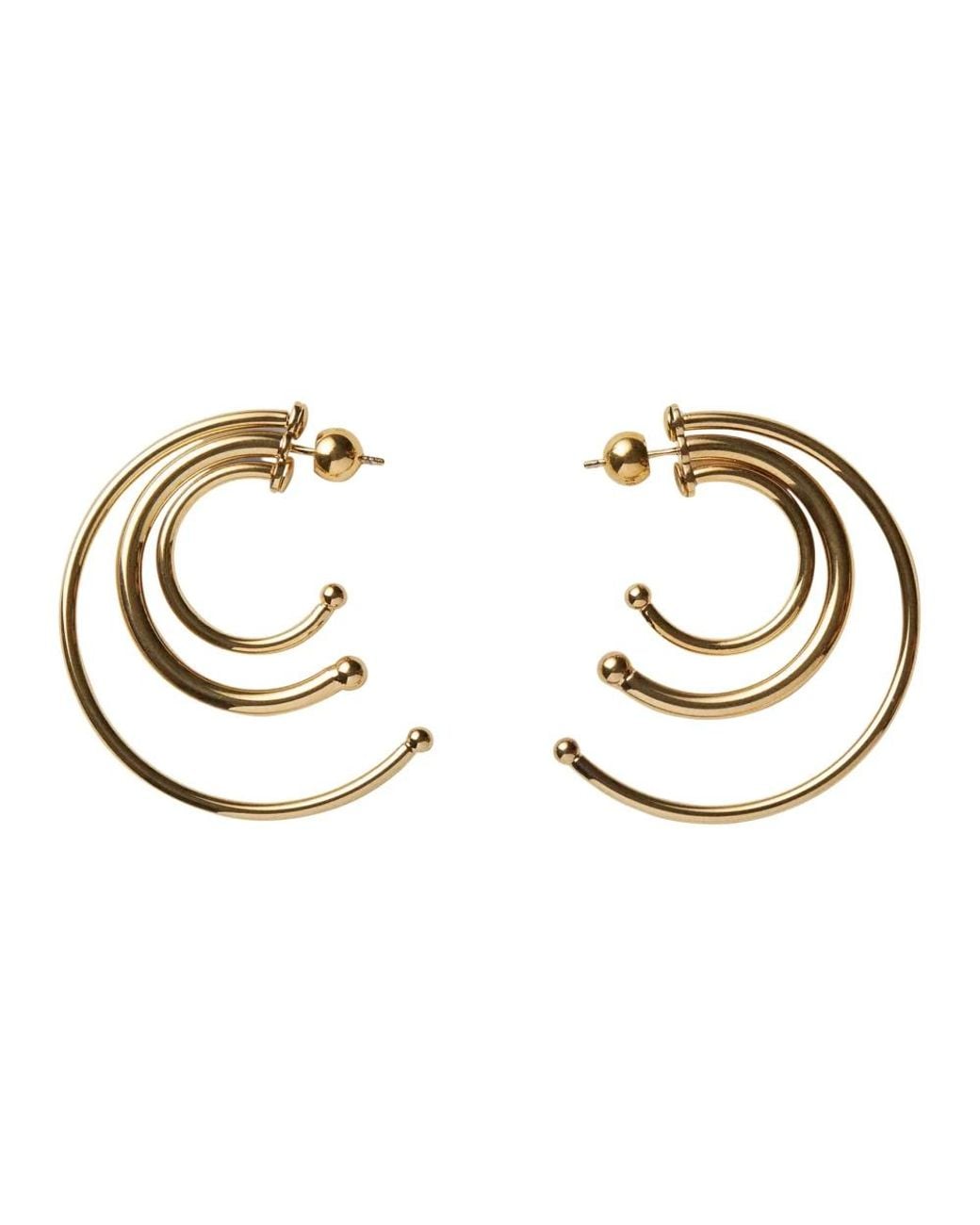 Earrings Panconesi en coloris Metallic