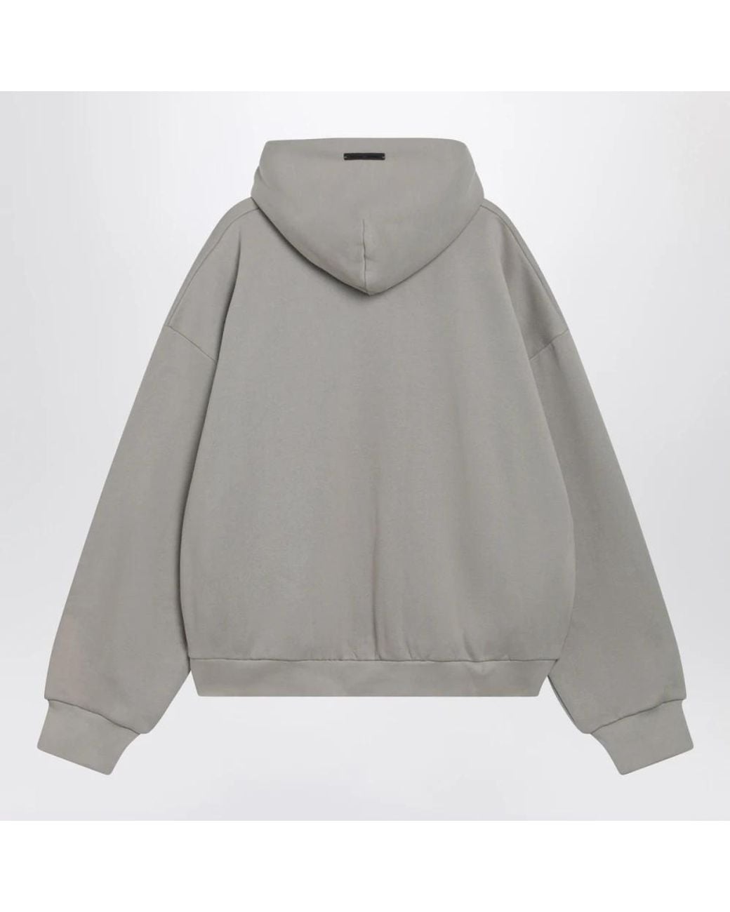 Fear Of God Gray Essentials Classic Hoodie Smoke for men