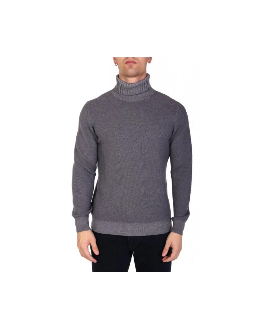 Gran Sasso Truien & Vesten ,Grijs ,Wol Dolcevita Turtleneck in het Gray voor heren