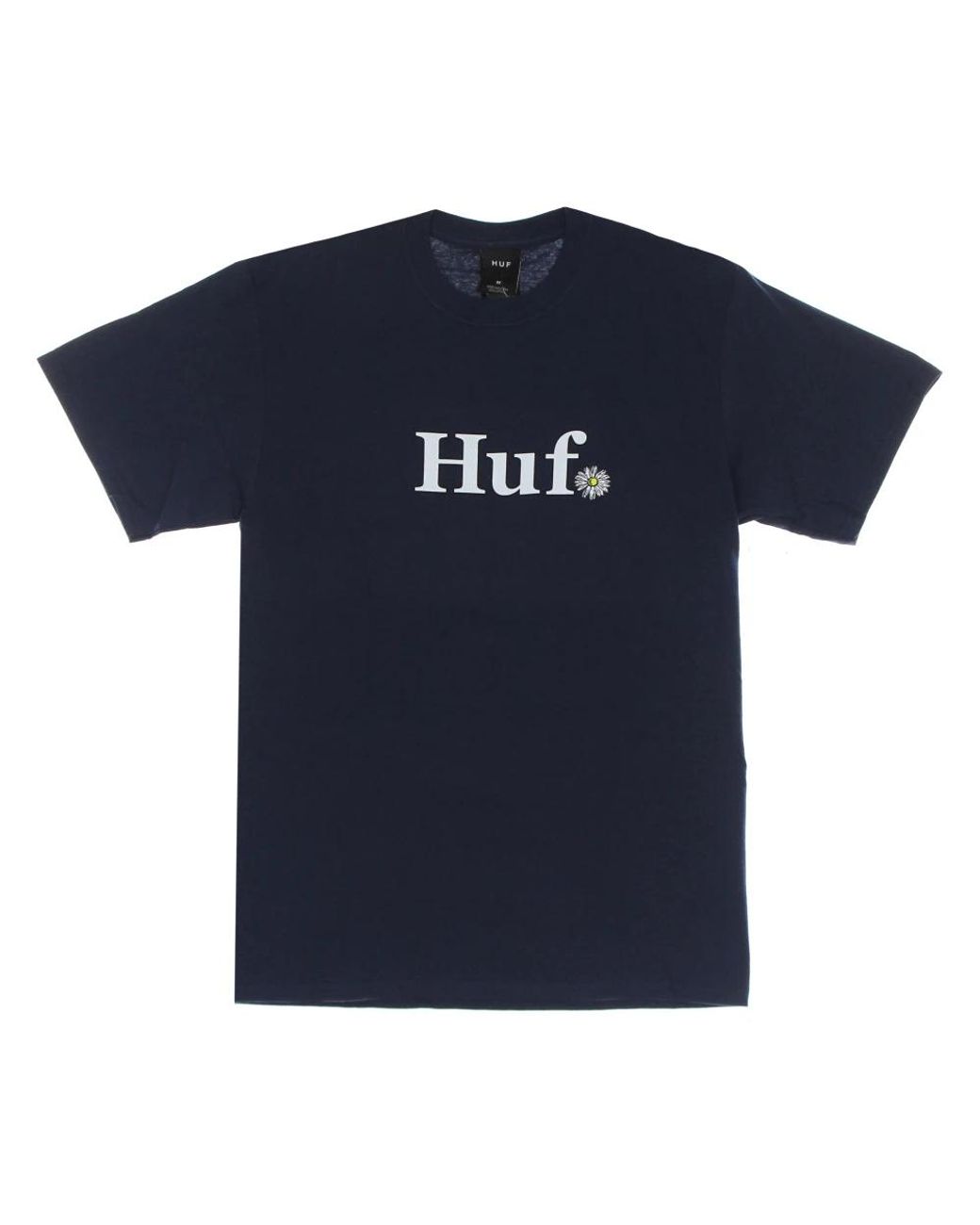 Huf Bloom Tee Korte Mouw in het Blue voor heren