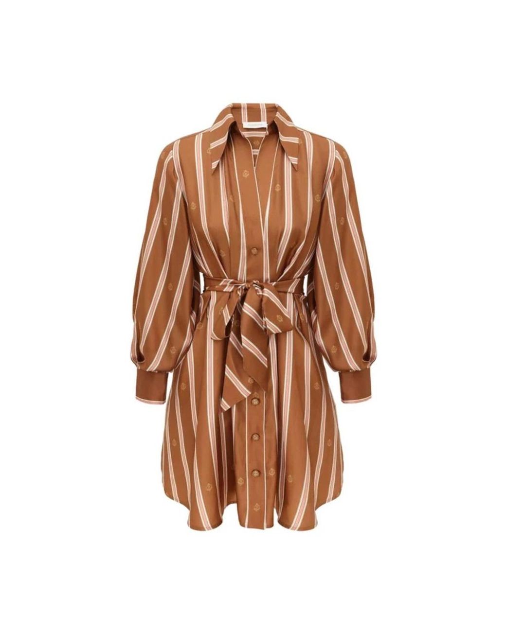 Zimmermann Brown Shirt Dresses
