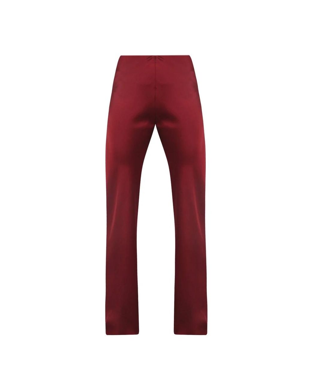 Jucca Red Straight Trousers