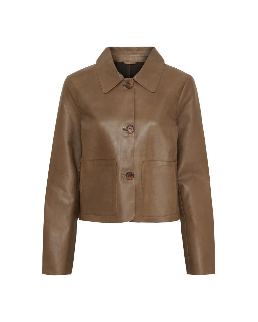 Btfcph Brown Lederjacke