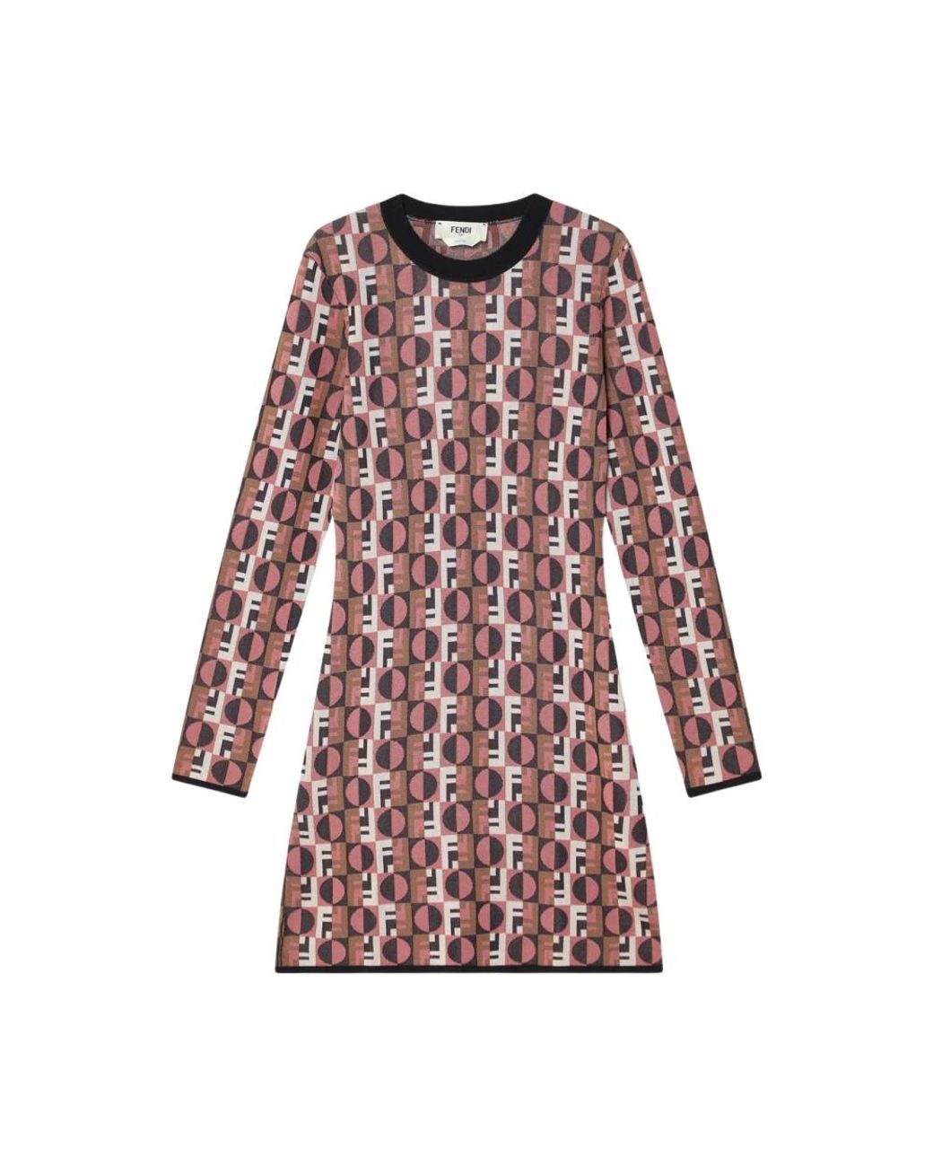 Fendi Red Knitted Dresses